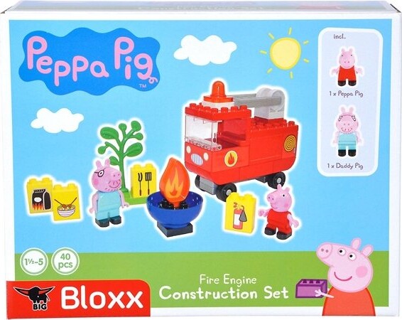 Big Bloxx   Gurli Gris   Brandbil Legesæt Med 2 Figurer