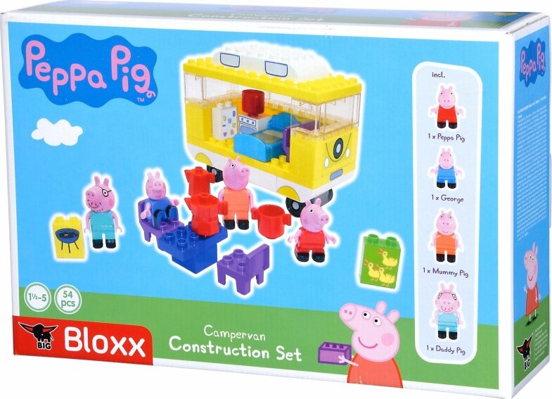 Big Bloxx   Gurli Gris   Camper Legesæt Med 4 Figurer