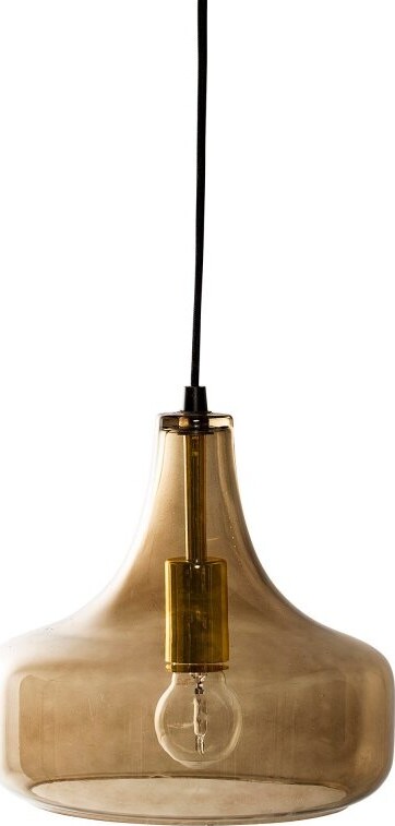 Bloomingville Pendel Lampe I Glas Brun