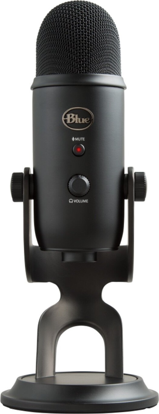 Blue   Yeti Mikrofon   Sort