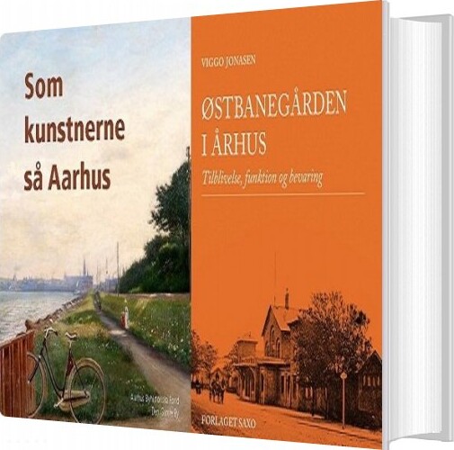 Bogpakke: Som Kunstnerne Så Aarhus Og østbanegården I århus   Henrik Fode   Bog