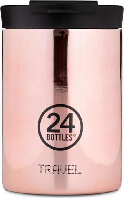 24 Bottles   Travel Tumbler   0 35l Rejsekrus   Rose Guld