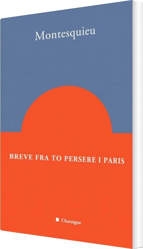 Breve Fra To Persere I Paris Charles Louis De Secondat Montesquieu Bog