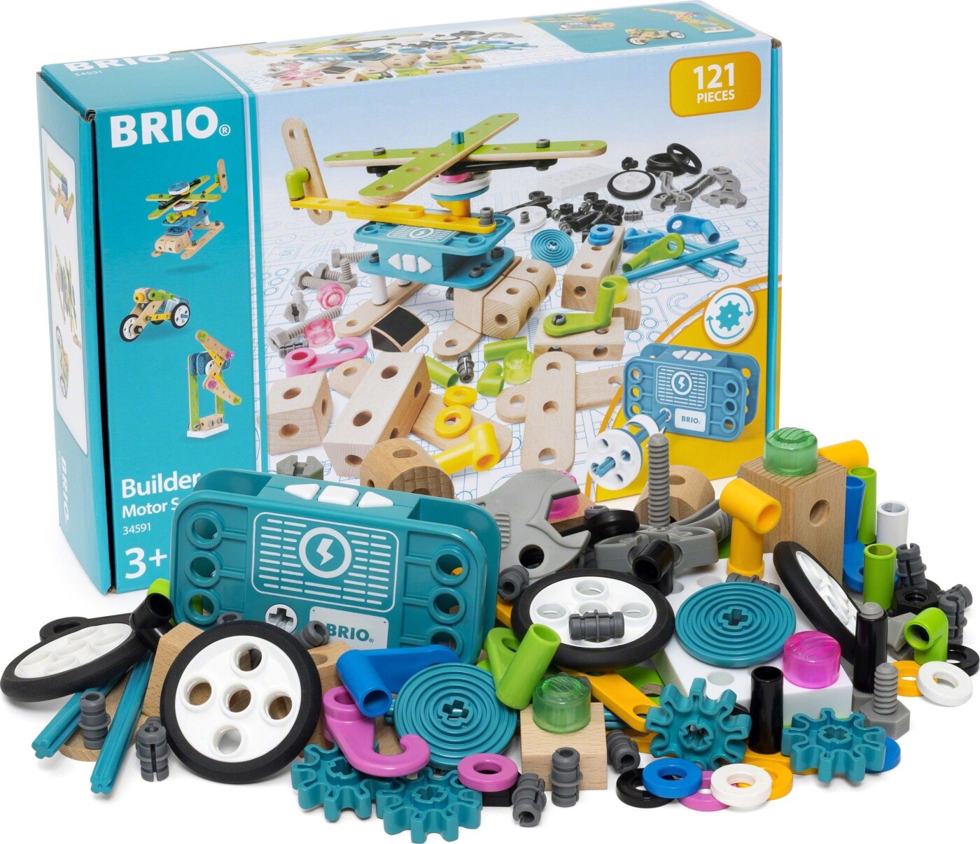 Brio   Builder Byggesæt   121 Dele   34591