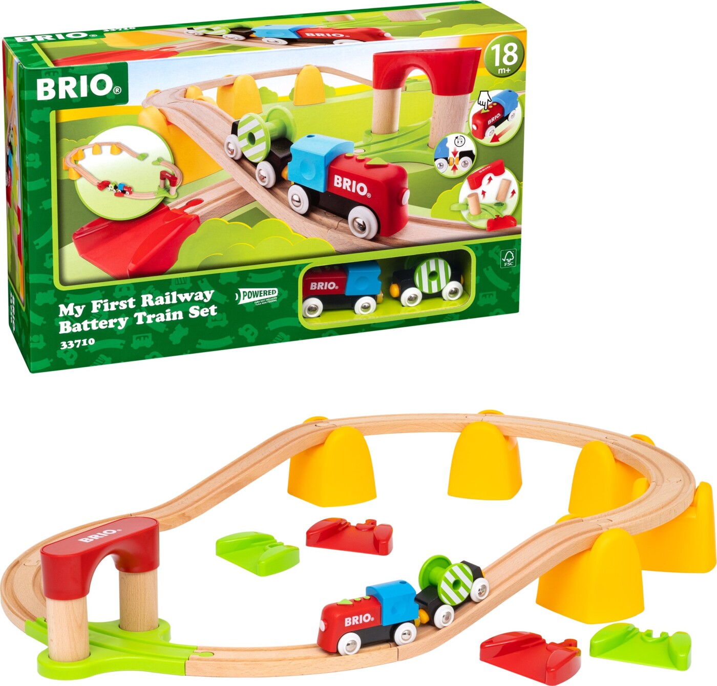 Brio Tog   Min Første Togbane Med Batteritog