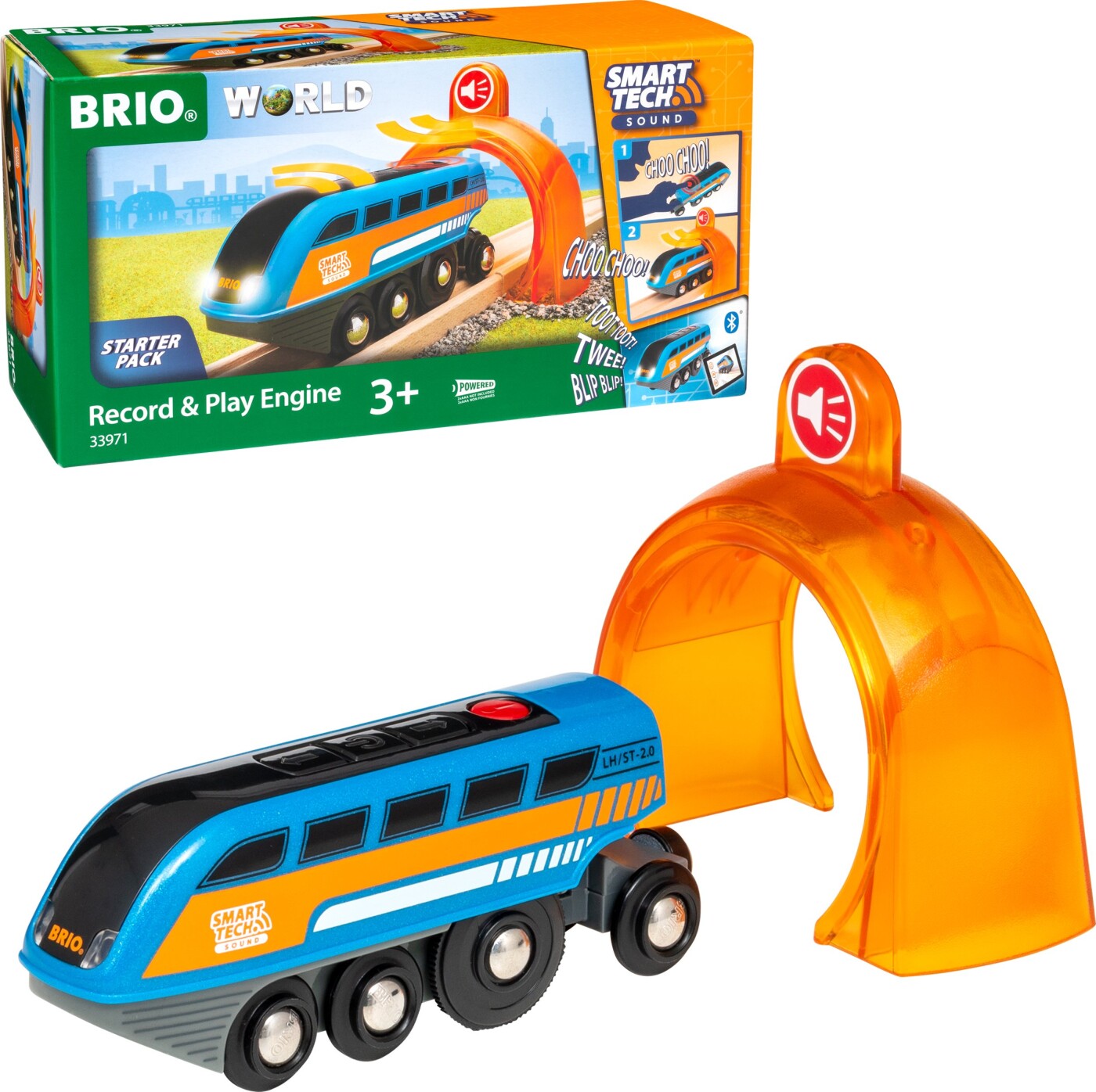 Brio World   Smart Tech Lokomotiv   Batteridrevet   33971