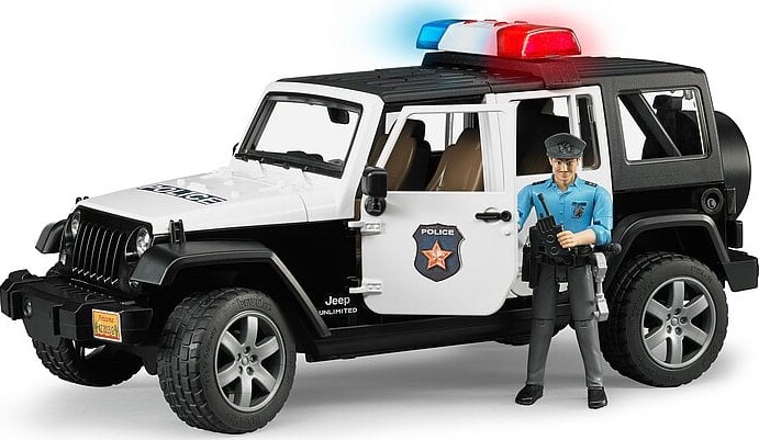 Bruder   Jeep Wrangler Unlimited Rubicon Politibil   2526