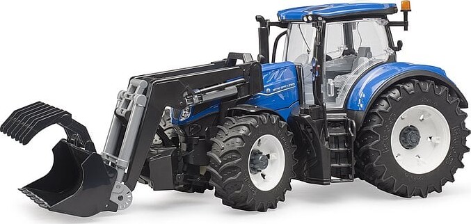 Bruder   New Holland T7 315 Legetøjstraktor Med Frontlæsser   3121