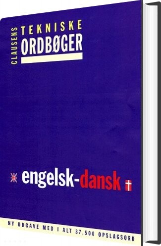 Clausens Tekniske Ordbøger  Engelsk Dansk   Bog