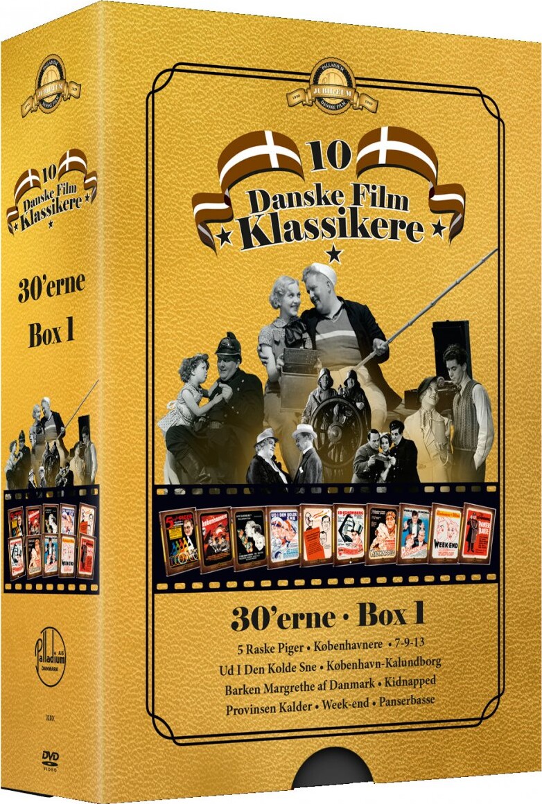 10 Danske Filmklassikere 1930 Erne Boks 1 Dvd Film