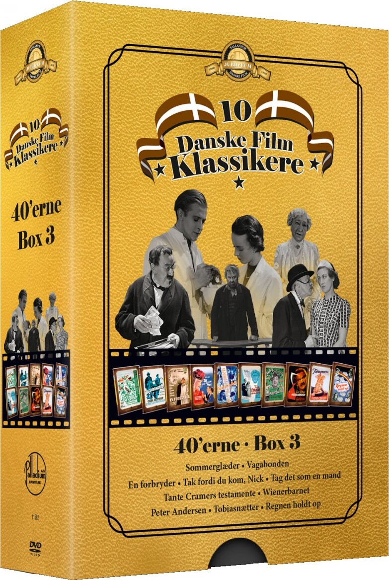 10 Danske Filmklassikere 1940 Erne Boks 3 Dvd Film