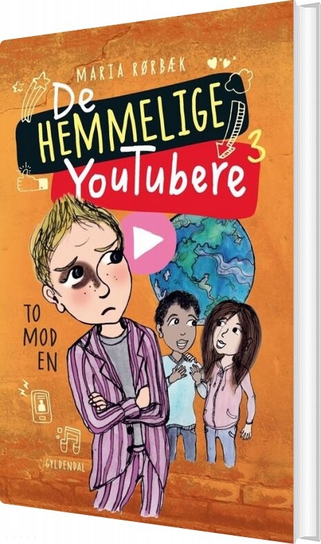 De Hemmelige Youtubere 3 To Mod En Maria Rørbæk Bog