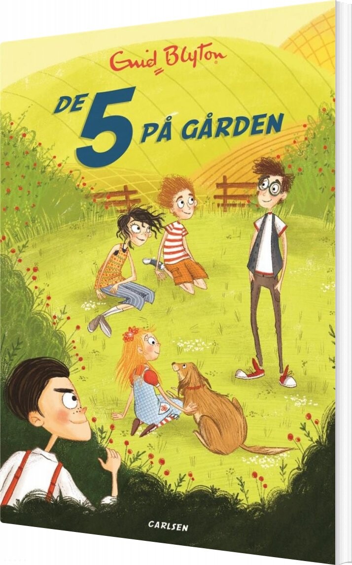 De 5   Nr18   De 5 På Gården   Enid Blyton   Bog