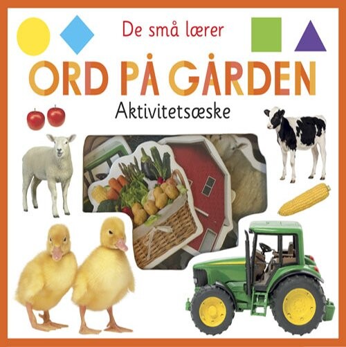 De Små Lærer Ord På Gården Aktivitetsæske Bog