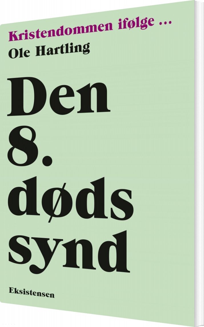 Den 8  Dødssynd   Ole Hartling   Bog
