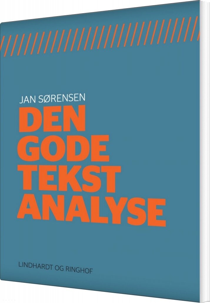 Den Gode Tekstanalyse   Jan Sørensen   Bog