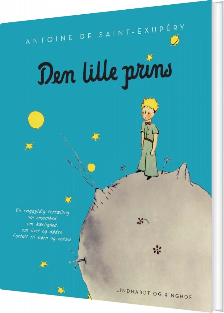 Den Lille Prins   Lyseblå Med Smudsomslag   Antoine De Saint Exup? Ry   Bog