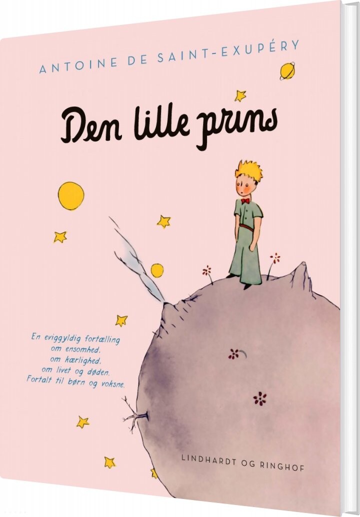 Den Lille Prins Lyserød Hardback Antoine De Saint Exup? Ry Bog