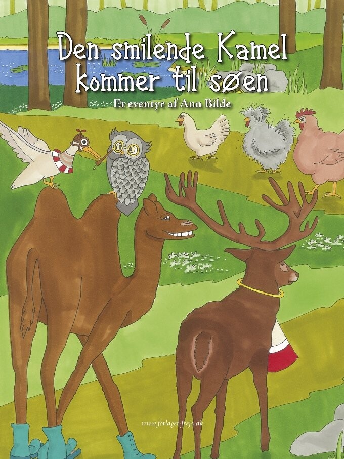 Den Smilende Kamel Kommer Til Søen Ann Bilde Bog