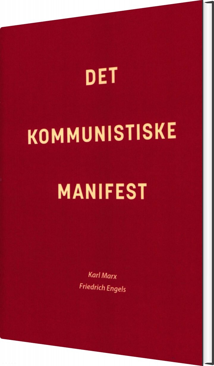 Det Kommunistiske Manifest   Karl Marx   Bog