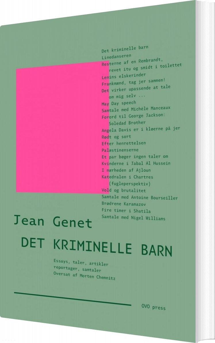 Det Kriminelle Barn   Jean Genet   Bog