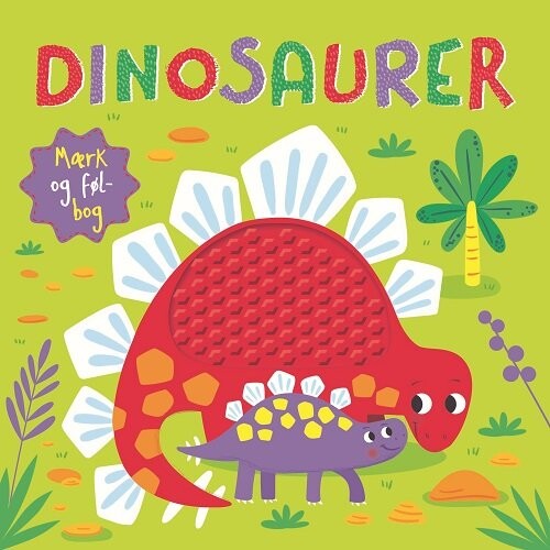 Dinosaurer Mærk Og Føl Bog   Bog