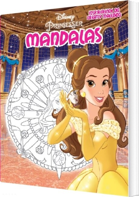 Disney Prinsesse Mandalas Malebog   Belle   Bog