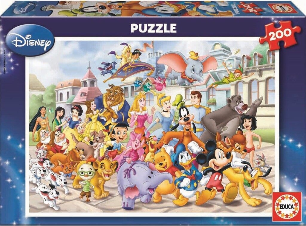 Disney Puslespil   Educa Puslespil Med 200 Brikker