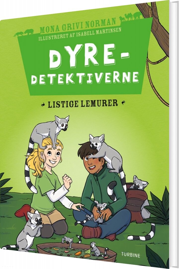 Dyredetektiverne: Listige Lemurer   Mona Grivi Norman   Bog