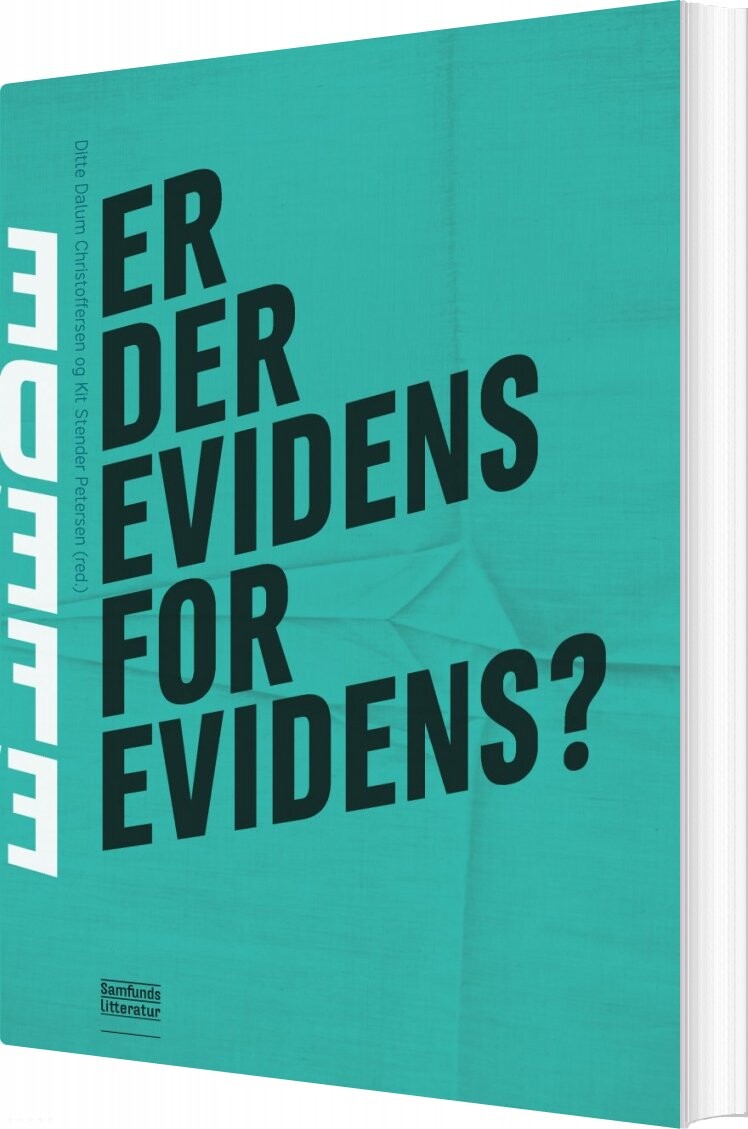 Er Der Evidens For Evidens    Ditte Dalum Christoffersen   Bog