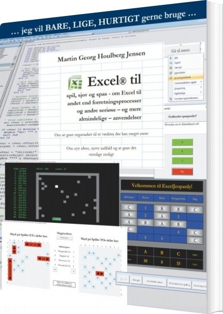 Excel Til Spil  Sjov Og Spas   Martin Georg Houlberg Jensen   Bog