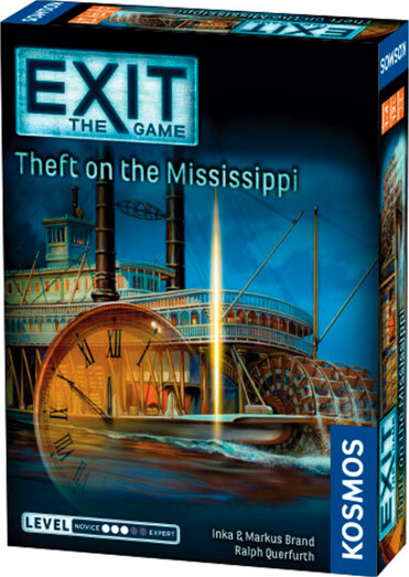 Exit   Theft On The Mississippi   Escape Room Brætspil
