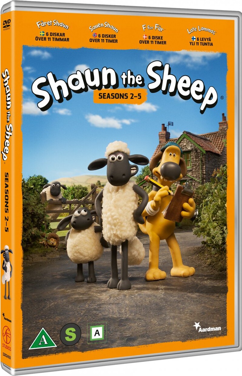 F For Får Sæson 2 5 Shaun The Sheep Sæson 2 5 Dvd Film