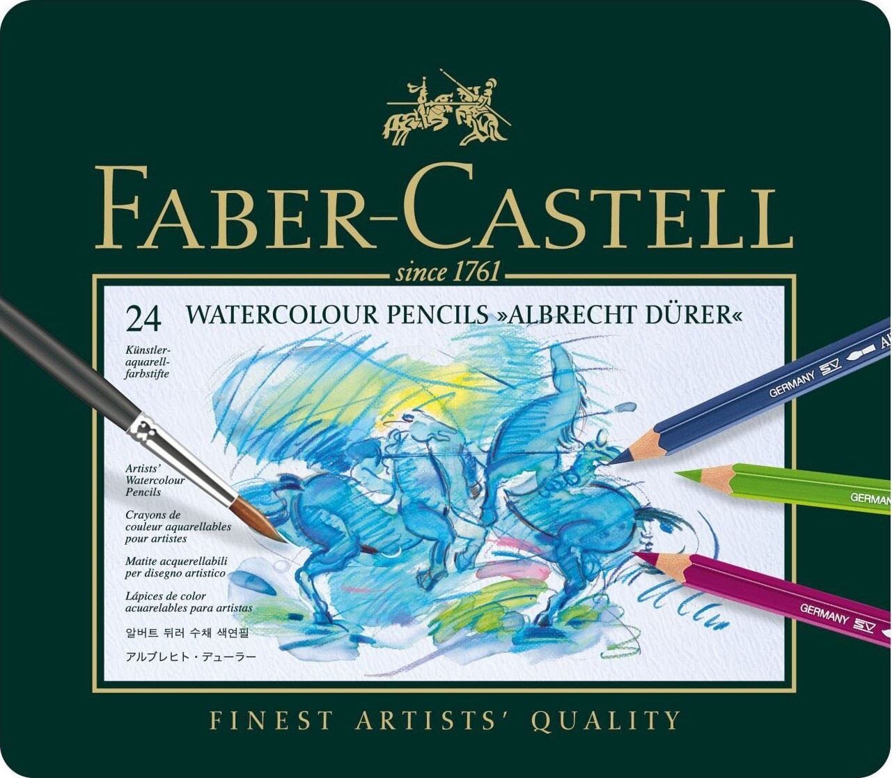 Faber Castell   Akvarel Farveblyanter   Albrecht D? Rer   24 Stk