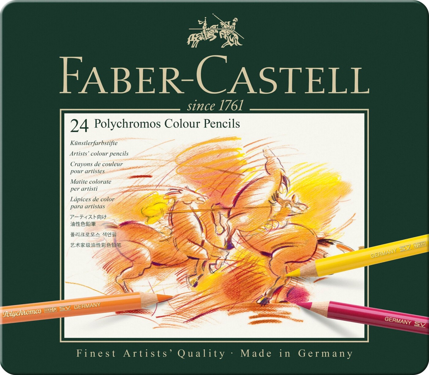 Faber Castell Farveblyanter   Polychromos   24 Stk