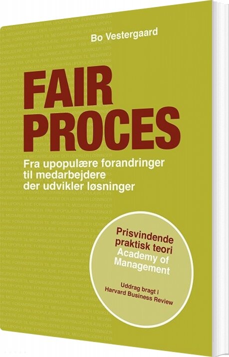 Fair Proces   Bo Vestergaard   Bog