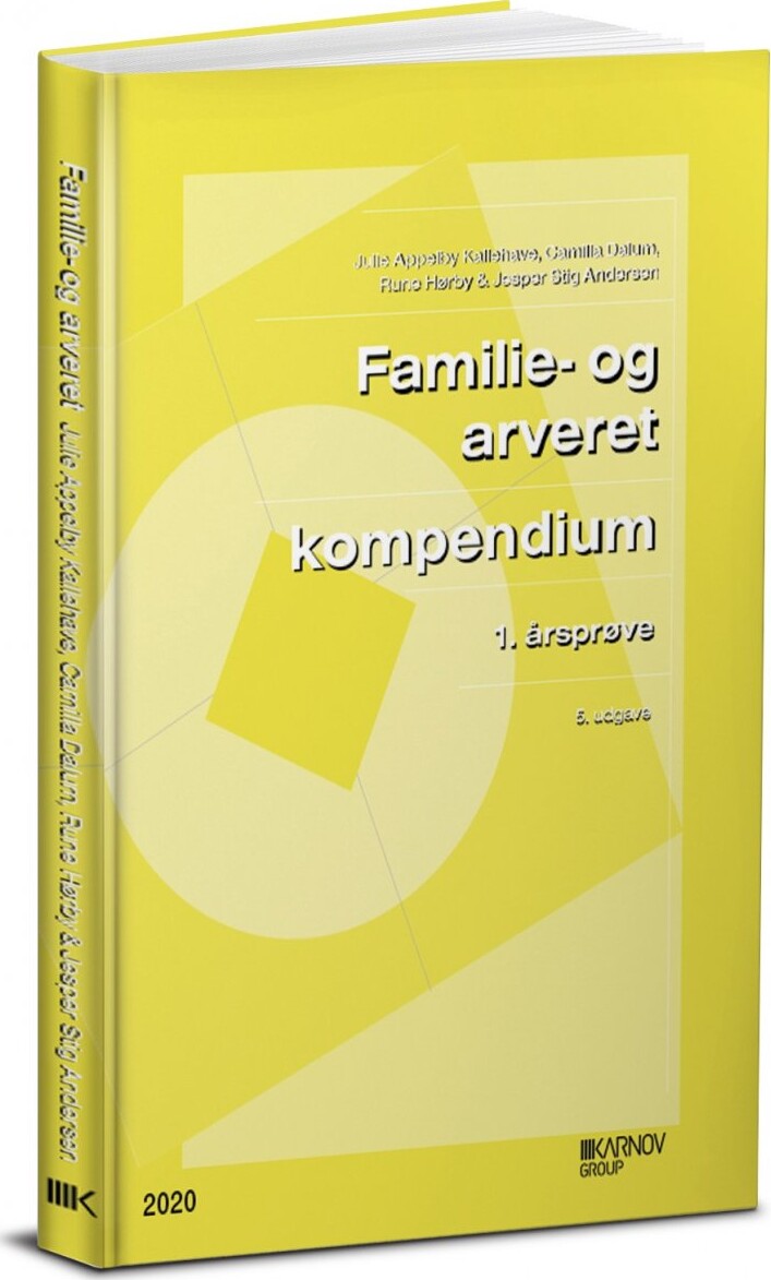 Familie  Og Arveret  1  årsprøve   Rune Hørby   Bog