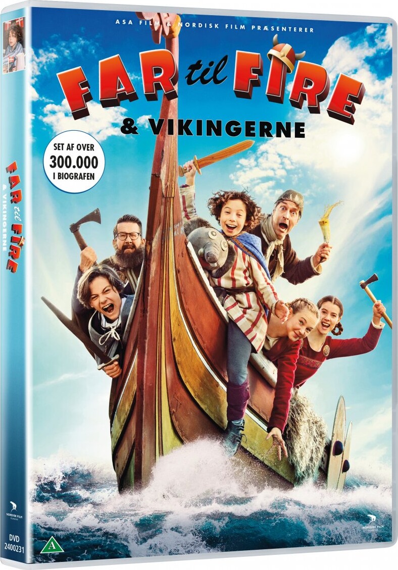 Far Til Fire Og Vikingerne   Dvd   Film