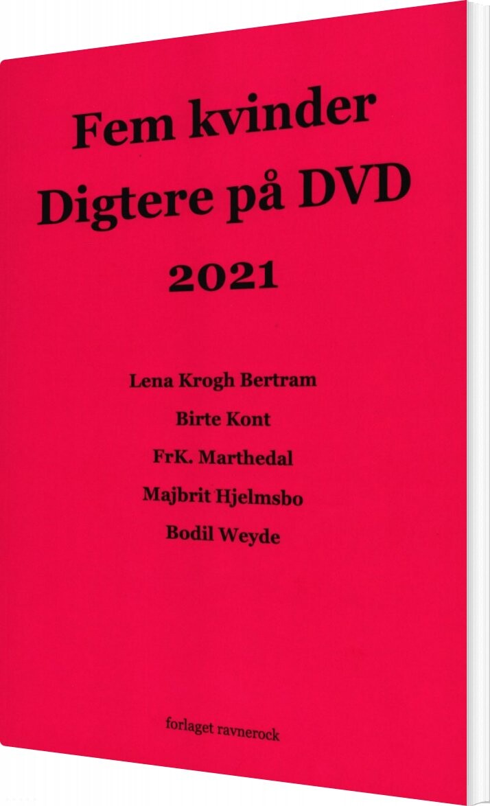 Fem Kvinder Digtere På Dvd 2021   Birte Kont   Bog