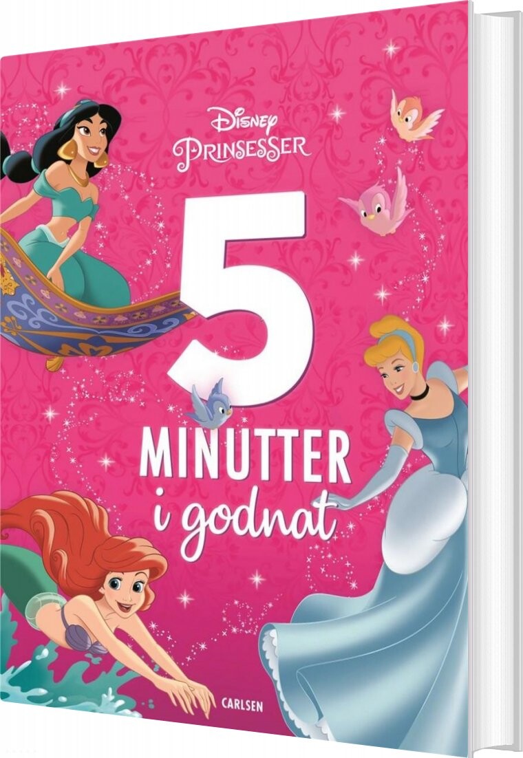 Fem Minutter I Godnat   Disney Prinsesser   Bog