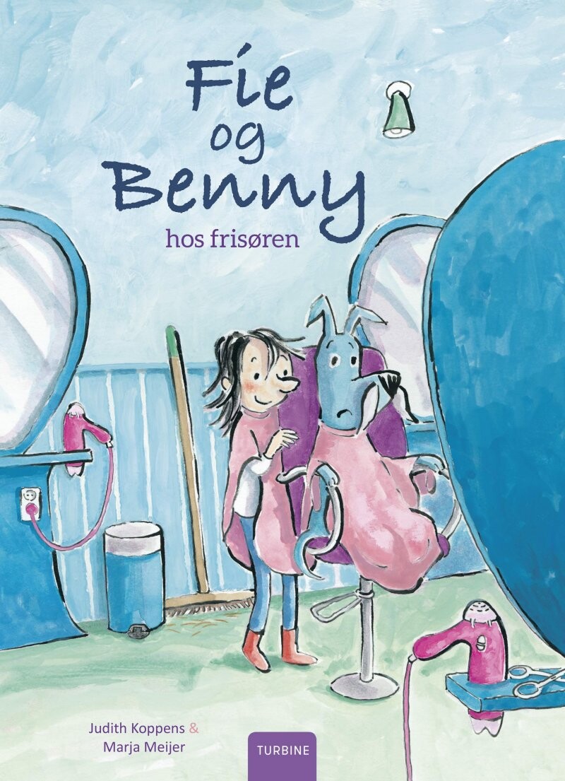 Fie Og Benny Hos Frisøren   Judith Koppens   Bog