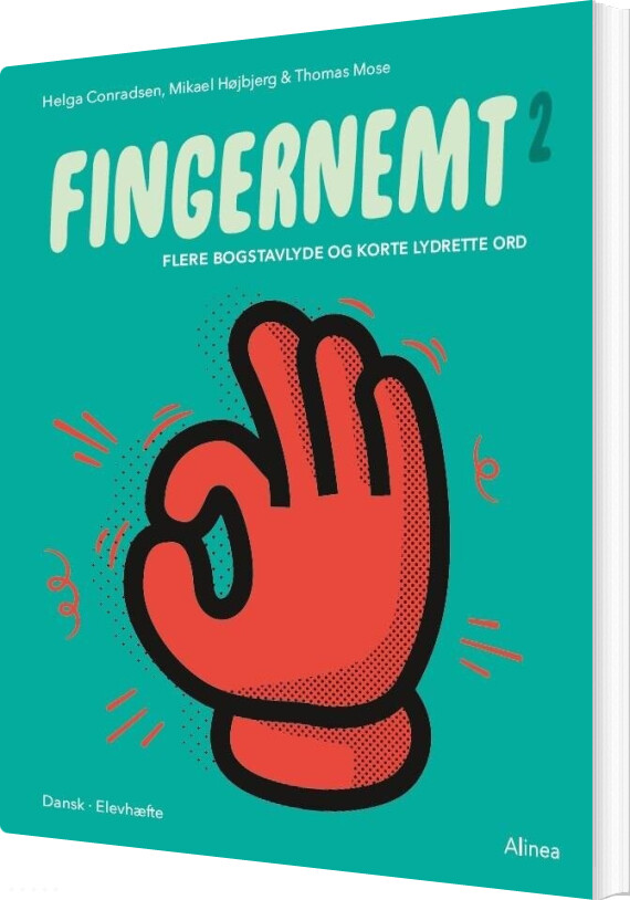 Fingernemt 2   Flere Bogstavlyde Og Korte Lydrette Ord   Mikael Højbjerg   Bog