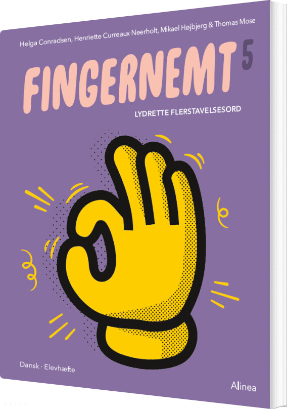 Fingernemt 5   Lydrette Flerstavelsesord   Mikael Højbjerg   Bog