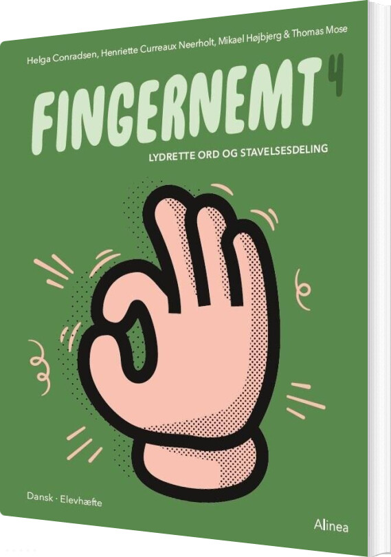 Fingernemt 4   Lydrette Ord Og Stavelsesdeling   Mikael Højbjerg   Bog