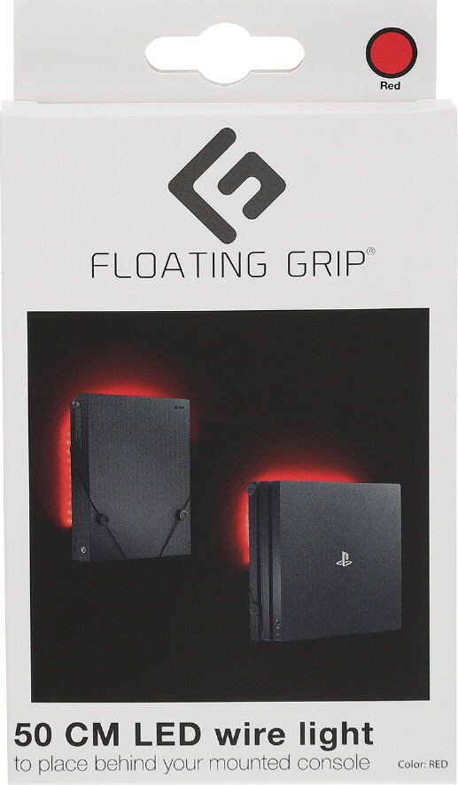 Floating Grip   Led Lys Til Playstation Og Xbox   Rød