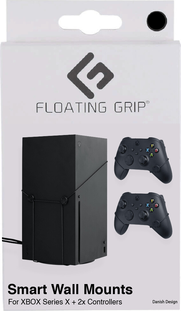 Floating Grip   Vægbeslag Til Xbox Series X Og Controllers   Sort