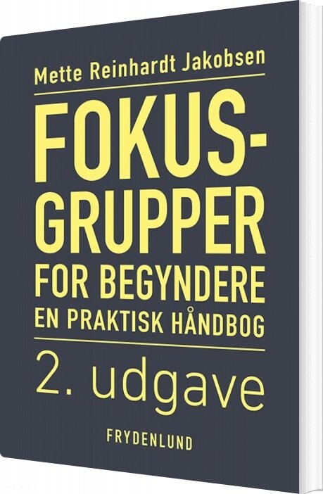 Fokusgrupper For Begyndere   Mette Reinhardt Jacobsen   Bog