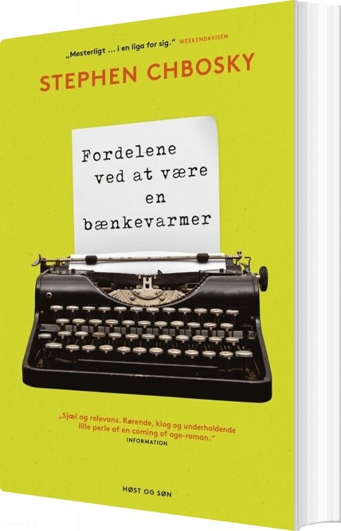 Fordelene Ved At Være En Bænkevarmer   Stephen Chbosky   Bog