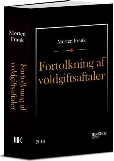 Fortolkning Af Voldgiftsaftaler   Morten Frank   Bog