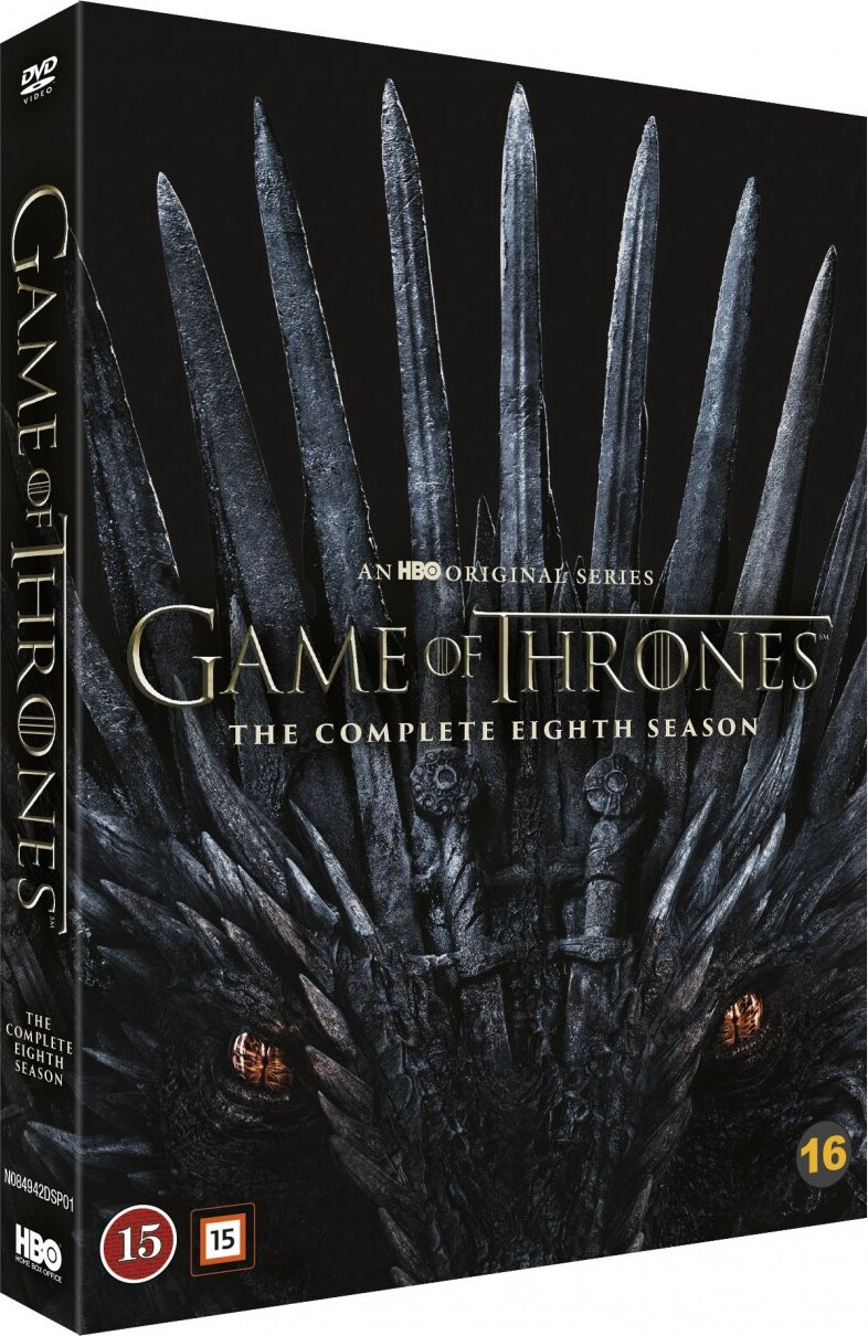Game Of Thrones Sæson 8 Hbo Dvd Tv Serie
